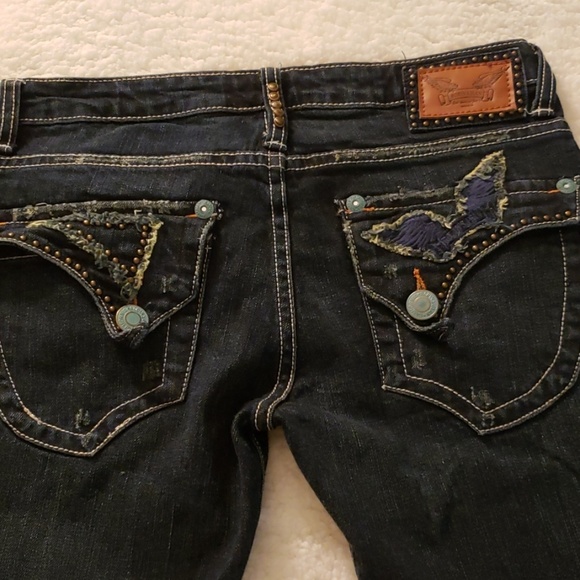 robin jeans long flap